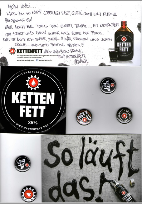 Kleine Geschenke und nette Worte aus Köln kamen per Post bei mir an.